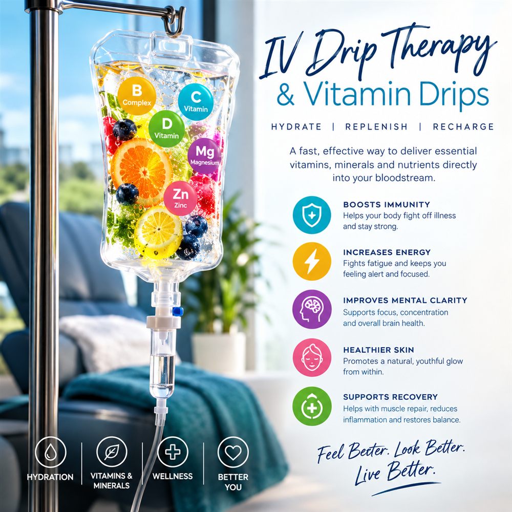 IV drip therapy and vitamin drip at Sunshine Health Care in Carletonville
